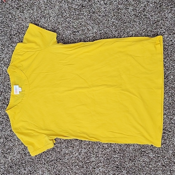 Lularoe Liv tee-Solid Yellow - Picture 1 of 6